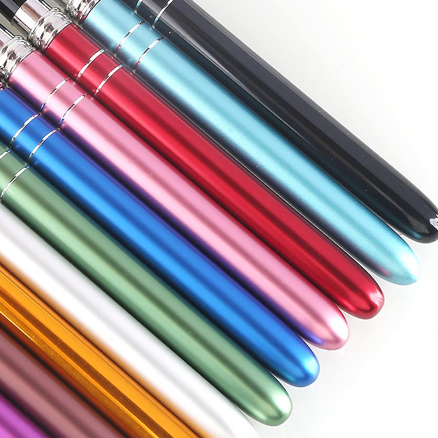 10Pcs/lot Nail Art Brush Set 10 Colors Different Sizes Copper Handle Design Polish Nylon UV Gel Painting Nail Brushes