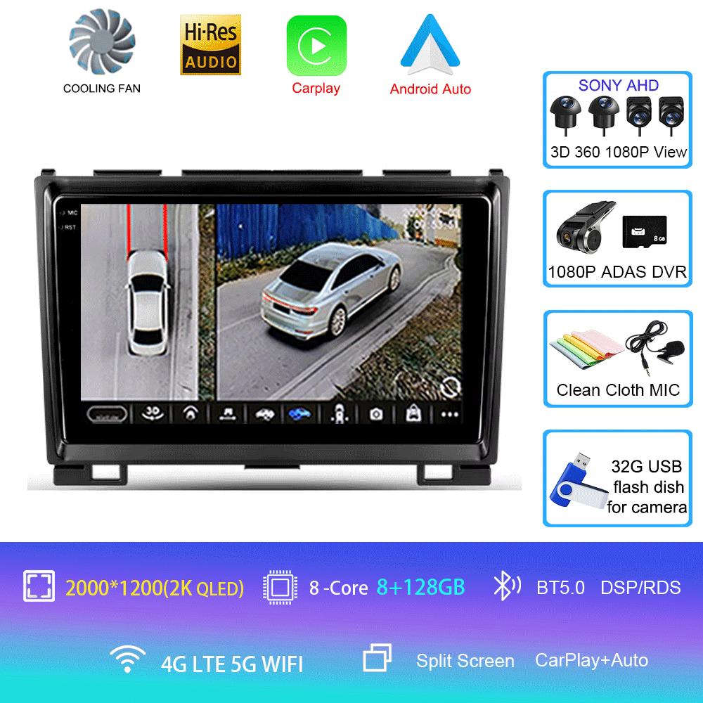 Car Radio Android 14 Carplay For Great Wall Haval Hover H5 H3 2011 - 2016 Navigation Multimedia Player Stereo WiFi+4G video BT
