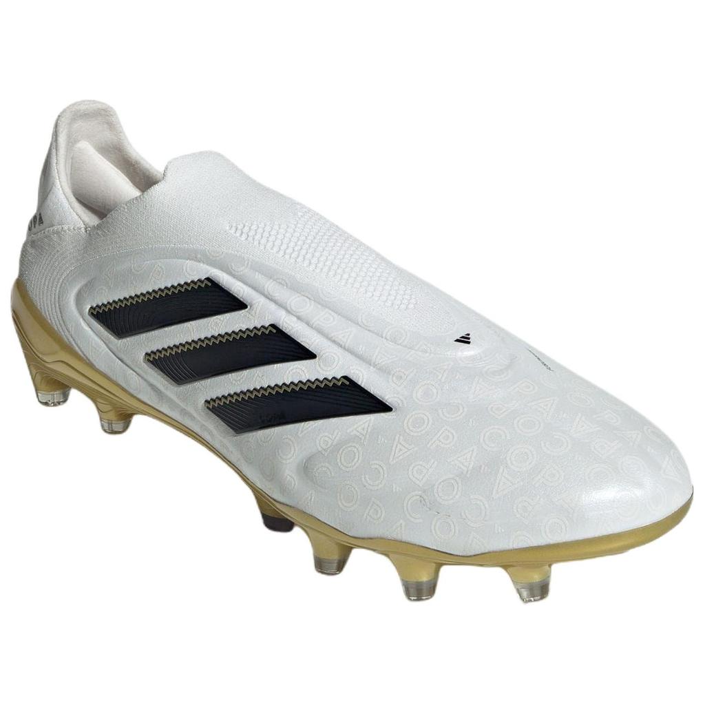 Adidas Copa Pure 3 Elite Ll Comfortable Fashion FG Unisex Football Shoes White Black Gold JH6301