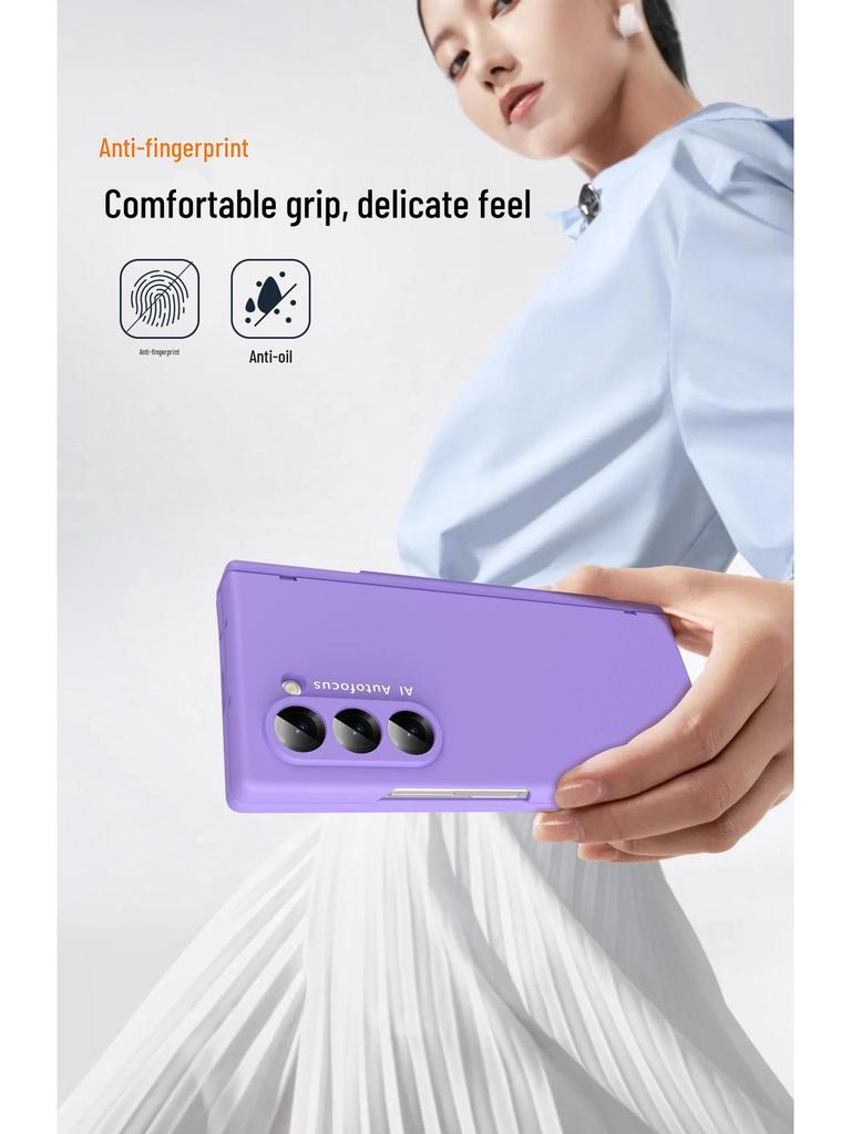 Samsung Z Fold6 Phone Case with Pen Slot & Macaron Hinge Protection