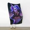 Game D Deadlock Throw Soft Warm Flannel Fleece Throw Blanket for Sofa Bed Travel Home