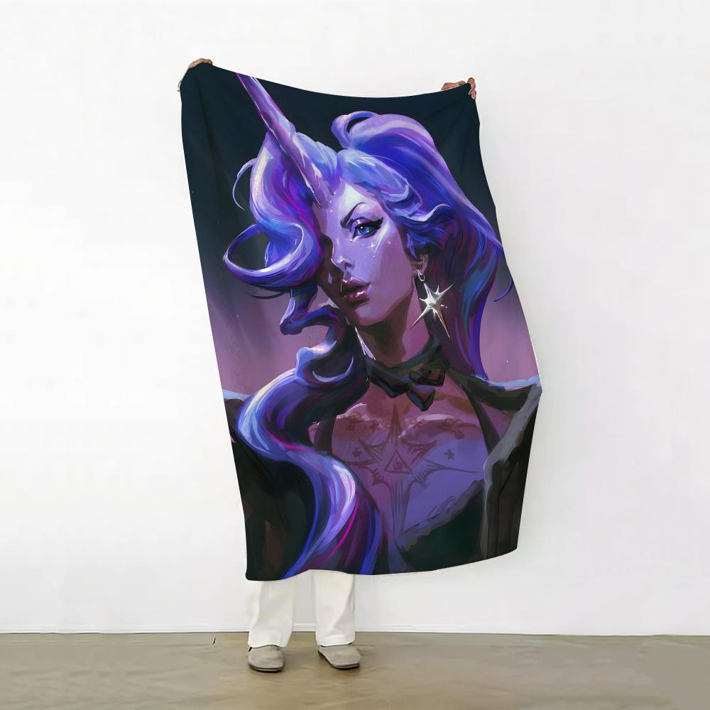 Game D Deadlock Throw Soft Warm Flannel Fleece Throw Blanket for Sofa Bed Travel Home