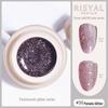 Ice-Clear Solid Cat's Eye Nail Polish - Smooth Cream Color Glue