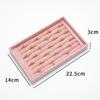 10 Slots Ring Holder Velvet Surface Jewelry Stand New Earring Organizer  Jewelry Shop Counter