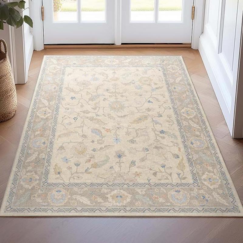 

Classic Bohemian Ethnic Print Large Area Rug Design Non-Slip Carpet for Living Room Bedroom Soft Floor Mat Home Decor Beautiful 40X60CM