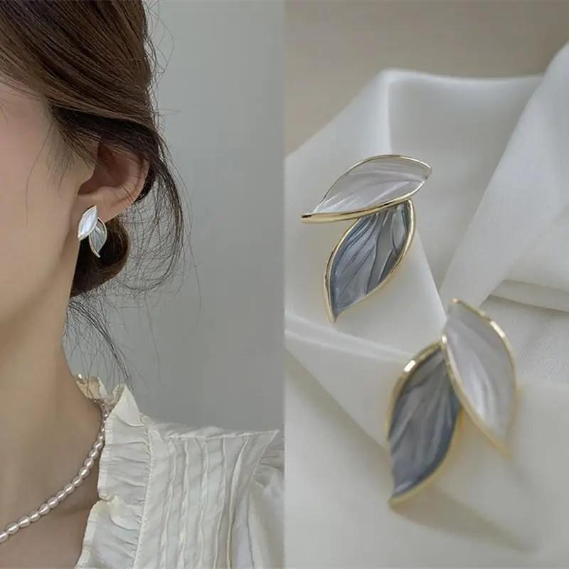925 Silver Needle Korean Fashion Long Chain Tassel Earrings For Women Metal Earing Jewelry Trending Women's Drop Earrings