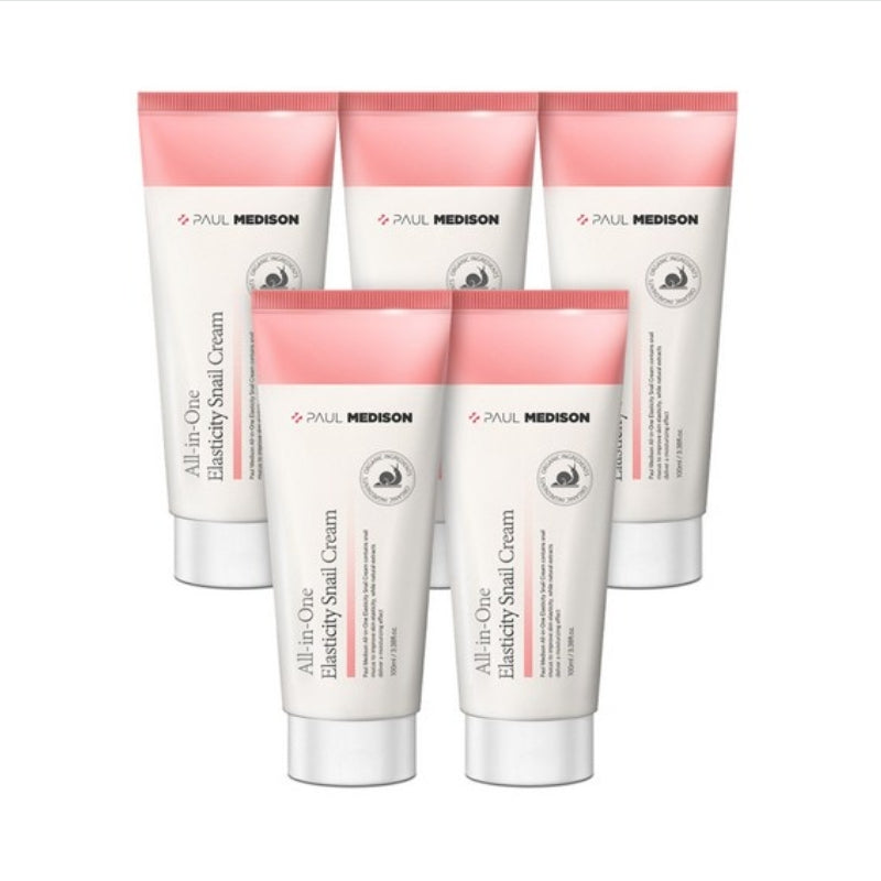 Paul Medison All-in-One Elasticity Snail Cream 100ml*1Pc/3Pcs/5Pcs