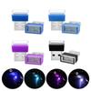 2PCS Mini USB LED noční světla Atmosférická lampa do auta Dekorace do auta Okolní osvětlení LED neonová žárovka Auto zboží