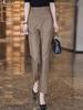 Woodpecker 2025 High Waist Spring/Autumn Straight-Leg Cigarette Pants for Women