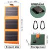 Flexible Design Foldable Solar Panel USB Port Portable Solar Charger  Outdoor Camping