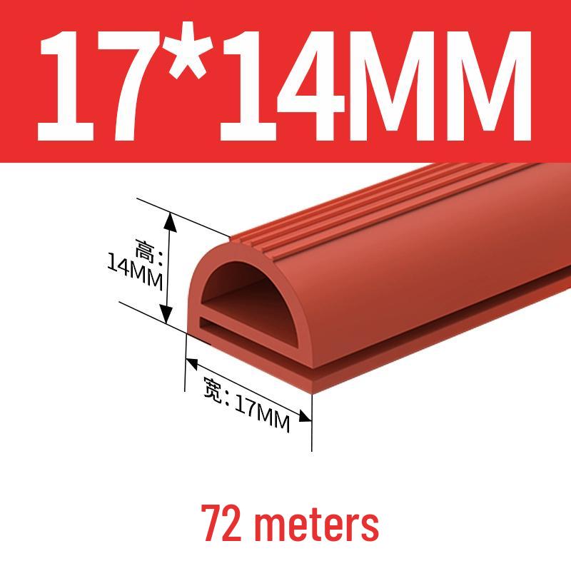רצועת סיליקון עמידה בטמפרטורה גבוהה E לאיטום תנור, זמינה ברוחב 12-25 מ"מ