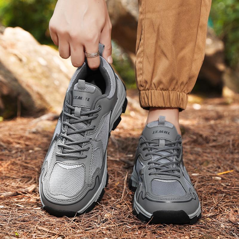 Scarpe Sportive da Uomo Scarpe da Trekking Sneakers Basse Uomo Nere Casual Outdoor Atletiche Antiscivolo Taglia Grande
