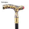 Red Diamond Golden Black Flower Ball Fashion Stick Decorative Stick Cospaly Vintage Party Fashionable Walking Cane Crosier 92cm