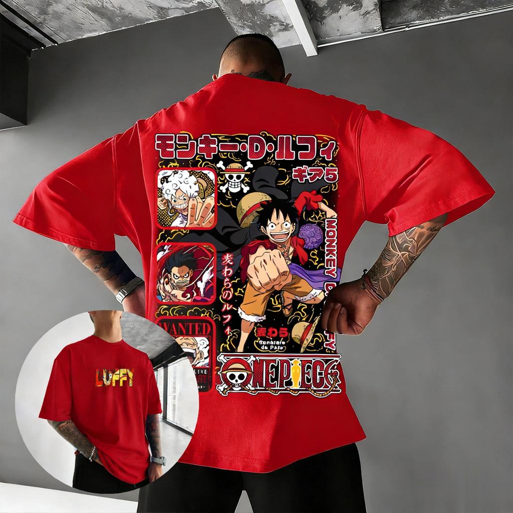 One Piece Anime T Shirt Luffy Gear 5 Men Women Short Sleeve Tee Monkey D Graphic Print Streetwear Casual 2026 Summer Y2k Clothes