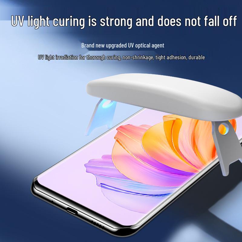 Honor 80/80 Pro Tempered Glass Screen Protector, Full Coverage, UV Glue, Anti-Fall Protection