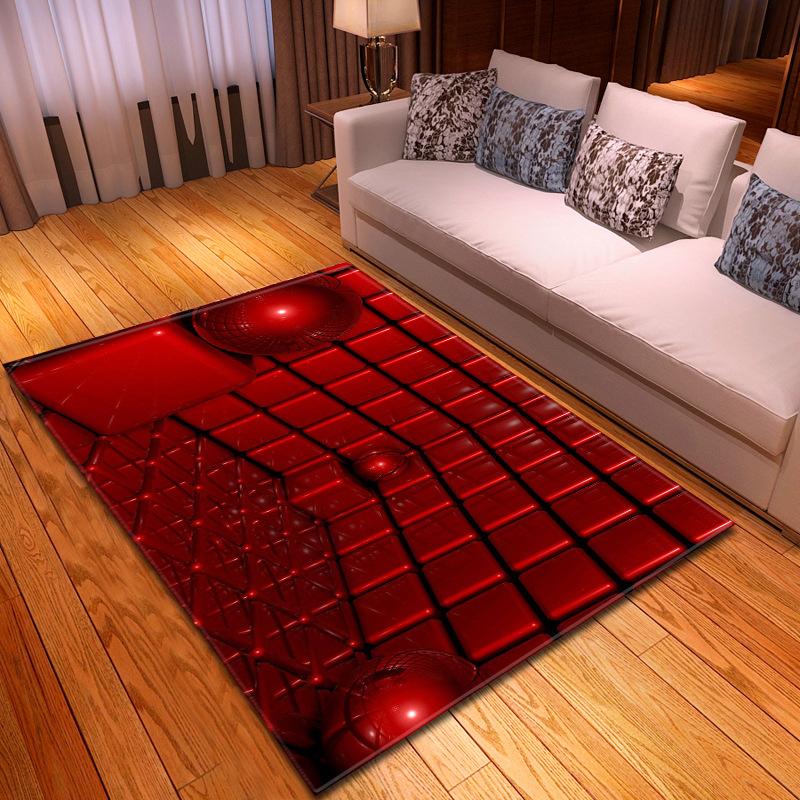 Creative 3D Lego Living Room Carpet Bedroom Dining Room Floor Mat Dimensions
