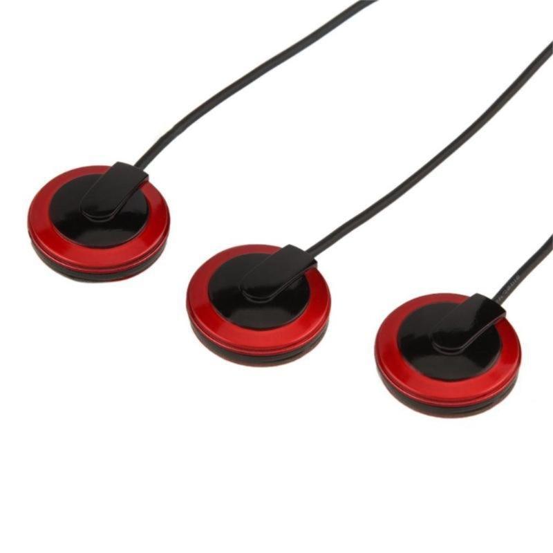 Self-adhesive Kalimba Pickup Piezo Transducer Microphone Contact Piezo Pickup with Buzzer for Thumb Piano Violin Ukulele