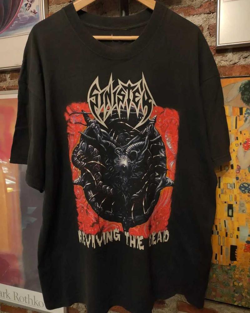 Sinister Band Reviving the dead Unisex T-Shirt Cotton SB295 Unisex T-Shirt XL