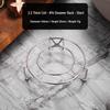 Non-Magnetic Stainless Steel 12cm Tripod Steaming Rack