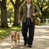 Herren Corduroy Freizeit Hose Hohe Taille Lockerer Schnitt Gerade Weiter Bein mit Taschen
