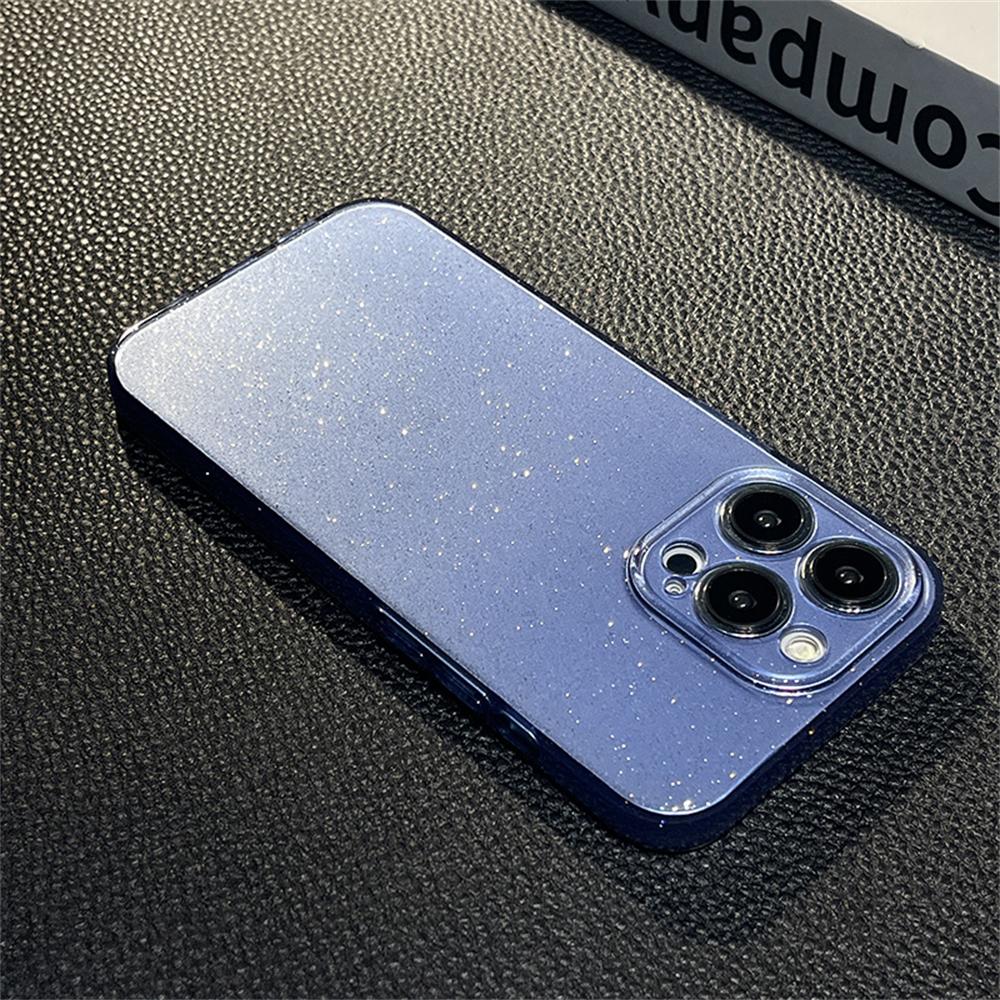 Fashion Bling Glitter Jelly Soft Silicone Phone Case For iPhone 16 15 11 12 13 14 Pro Max XR XS X 8 7 Plus Shockproof Back Cover