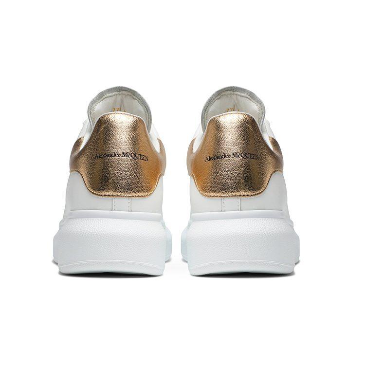 Alexander Mcqueen Oversized Sneaker 'White Light Gold' Women's 553770WHFBU9075