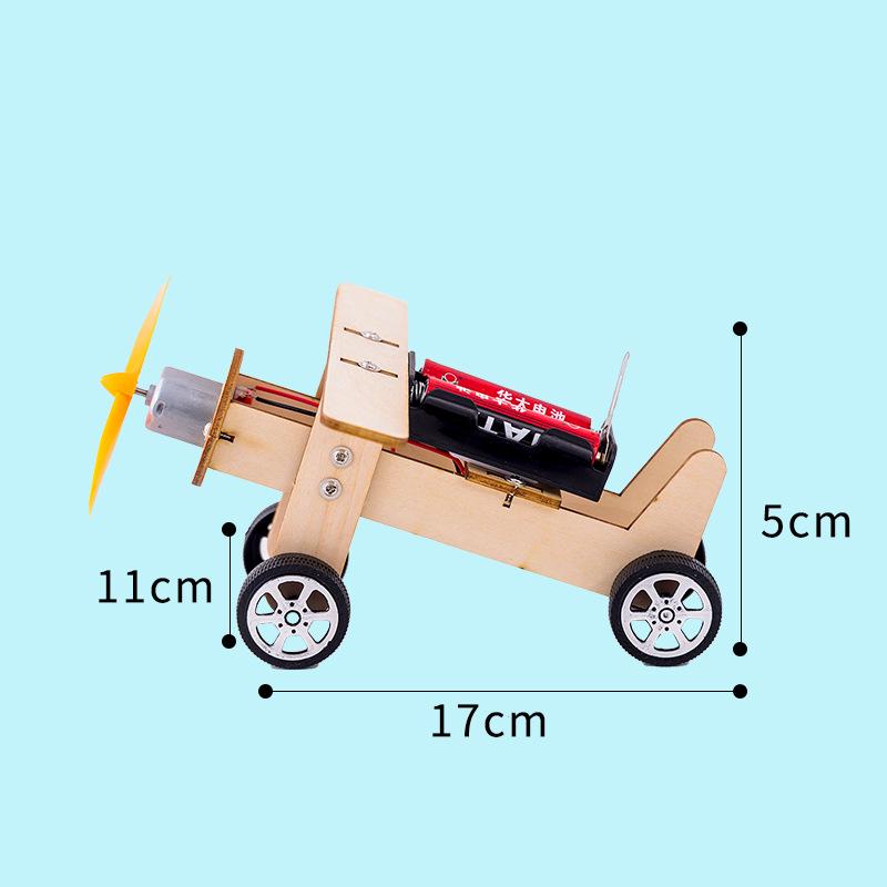 Creative Wooden DIY Airplane Glider Kit for Primary School Students – Educational Handmade Toy Gift