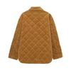 Womens Winter Corduroy Cotton Jacket Long Sleeve Loose Fit Casual Coat Youth