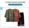 Plus Size Women's Mid-Sleeve Tang Suit Top & Pants Set - Stylish Spring/Autumn Chinese Style for Mom