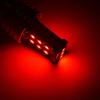 2x 1157 LED Red Warning Brake Stop Parking Tail Light Safety Bulbs BAY15D socket