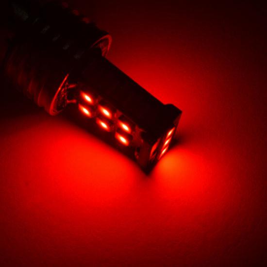 2x 1157 LED Red Warning Brake Stop Parking Tail Light Safety Bulbs BAY15D socket