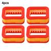 Pack of Four Air Filters for Chainsaws Compatible with Models 5200 and 5800
