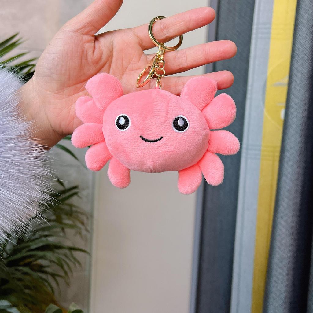 Douyin Crab Plush Keychain: Cute Couple Bag Pendant