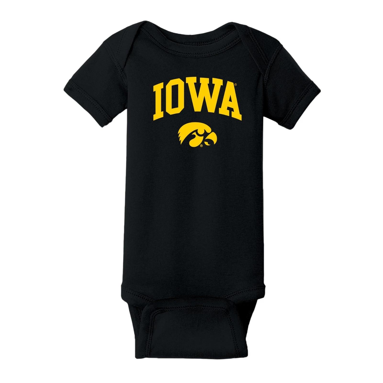Iowa Hawkeyes Arch Logo Licensed Unisex Creeper 3XL