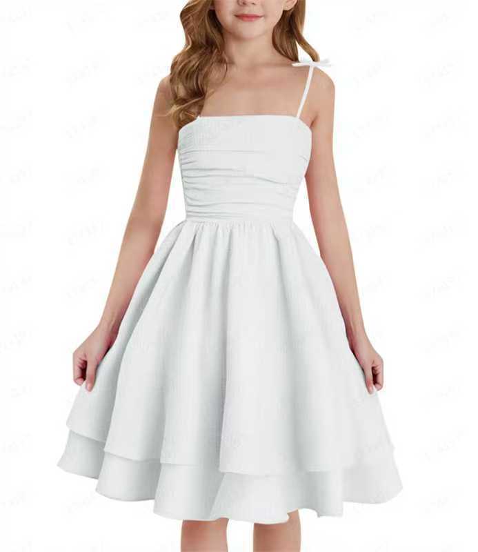 Girl Sleeveless Suspender Dress Children Kid Casual Summer Beach Sundress Princess Dresses Clothes