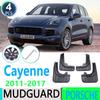 For Porsche Cayenne 92A 2011~2017 2012 2013 2014 2015 2016 Car Fender Mudguard Mud Flaps Guard Splash Flap Car Accessories