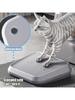 Cat Litter Catcher Ramp Box Double Layer Paw Cleaning Tray Cat Pedal Step Stool with Filter Universal Litter Box Accessories