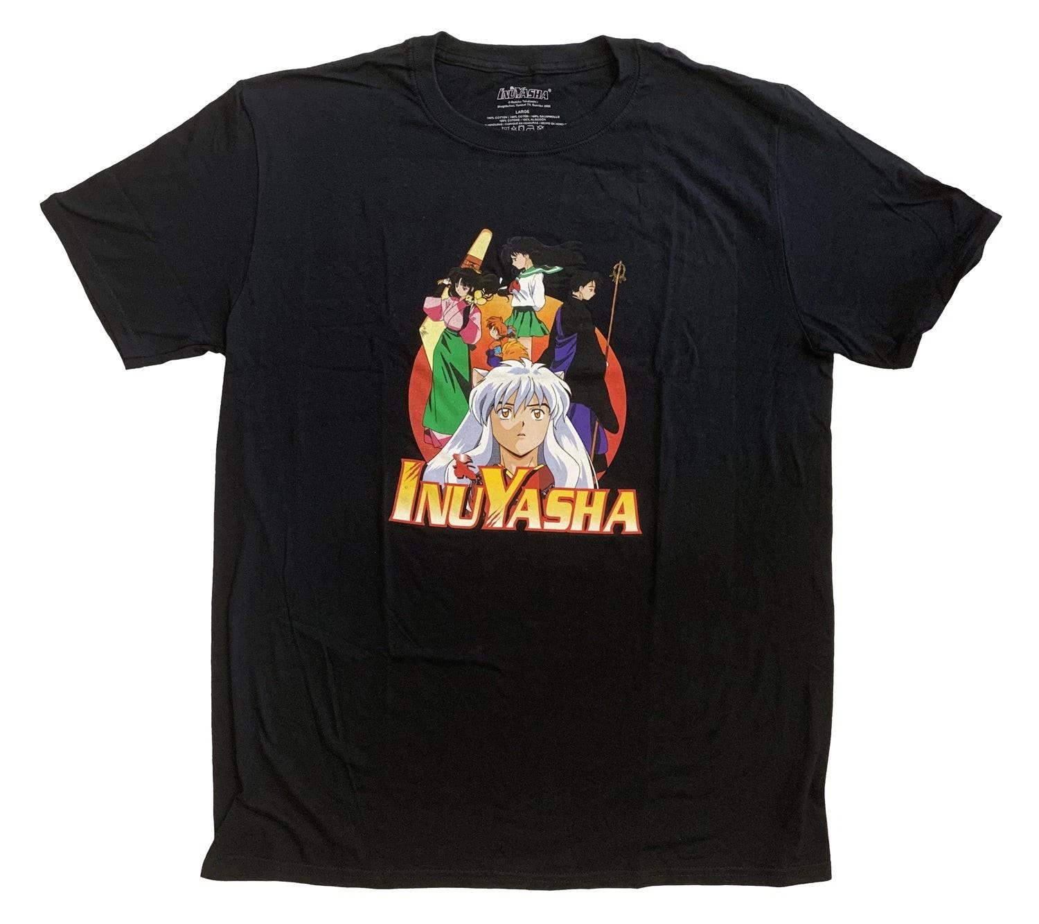 Inuyasha Group Anime Adult T-Shirt XXXL