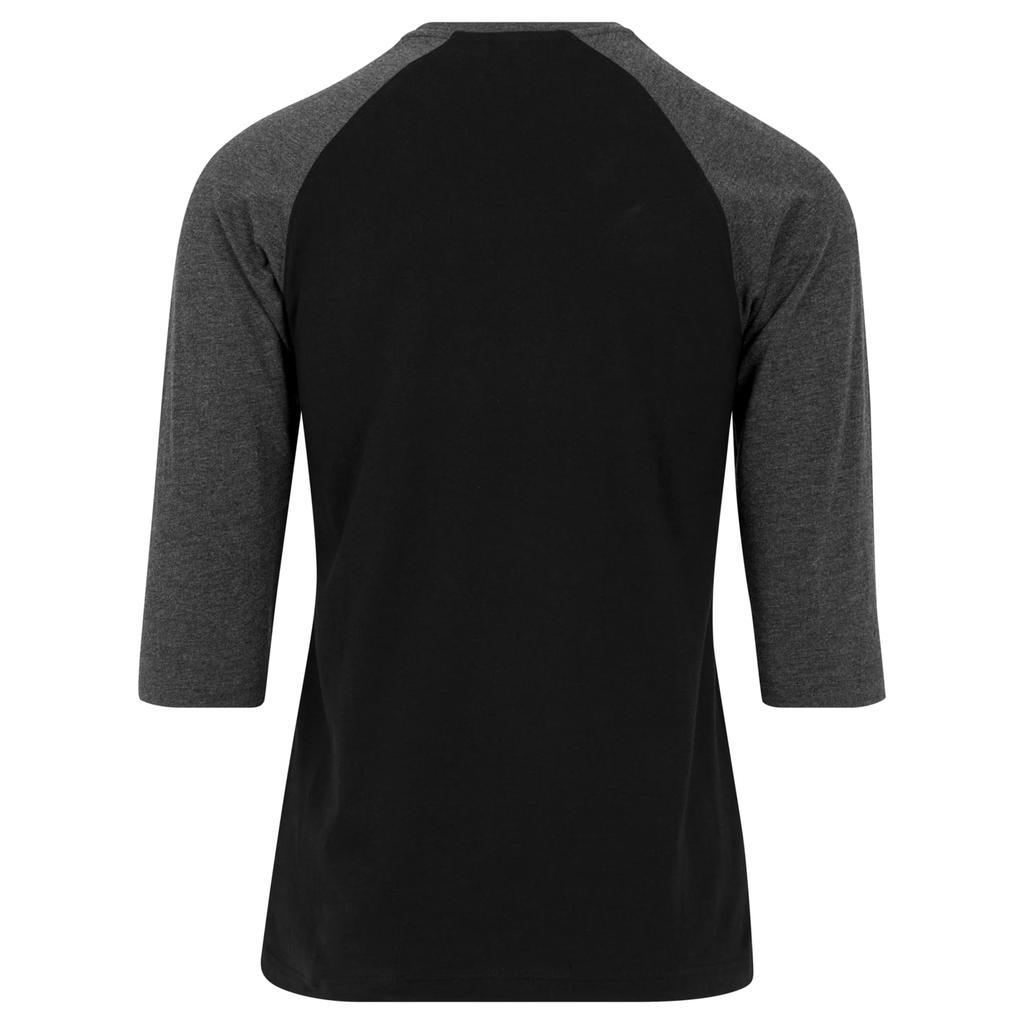 Urban Classics Mens Contrast Raglan 3/4 Sleeve T-Shirt