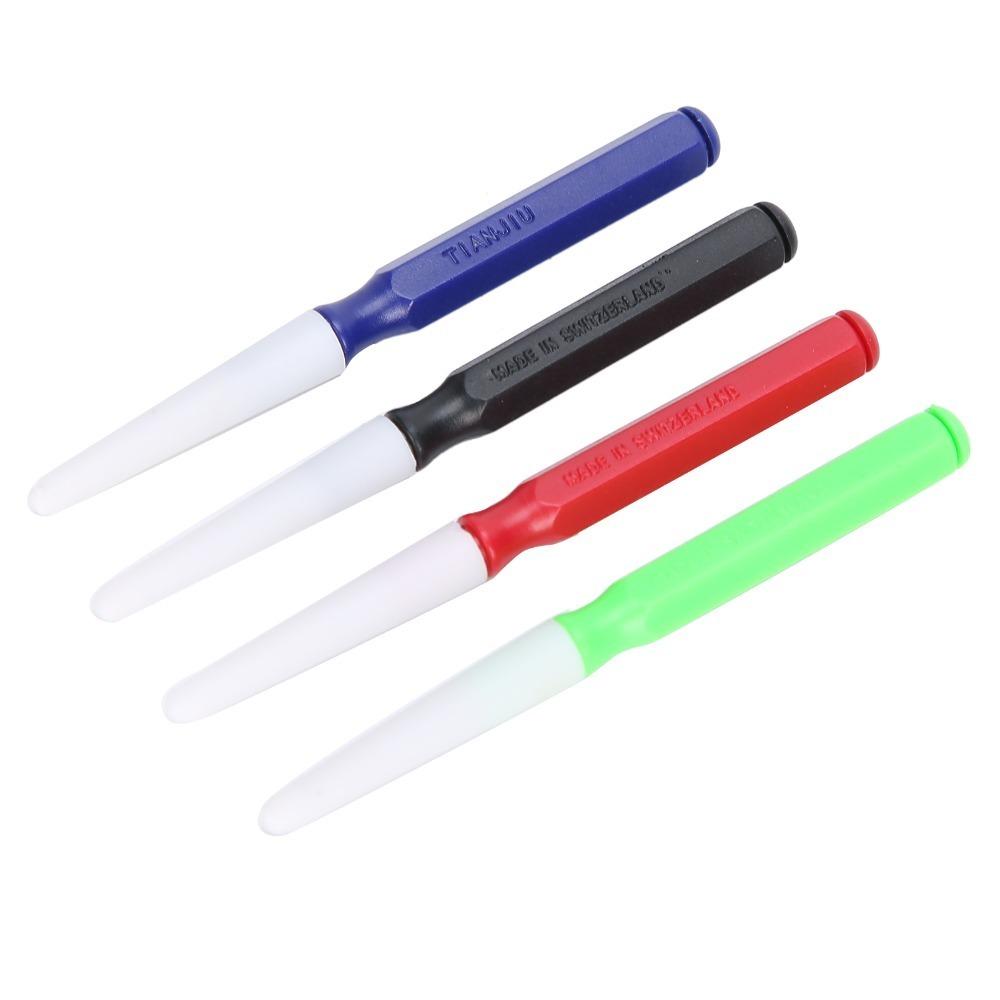 Plastic Material Watch Repairing Tool 4pcs Set Oil Pin Pen Watch Repair Kit  Professional Use