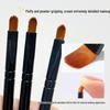 3-Piece Eyeshadow Brush Set: Nylon Brushes Individually Packaged for Beginners