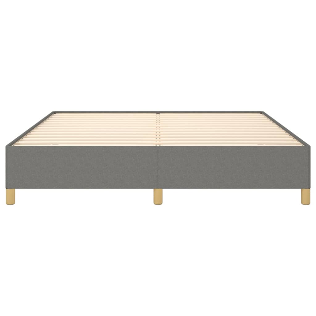 Vidaxl Bed Frame Without Mattress, Dark Gray, 180X200 Cm, Upholstered