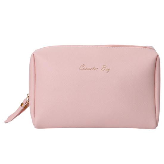 

Косметичка легко носить с собой, противоударная, большая вместимость розовый