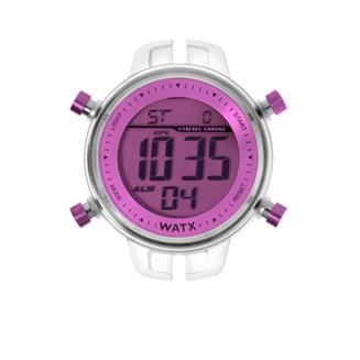 Montre - WATX - RWA1003 - Quartz - Digital - Cuir Violet - Mixte