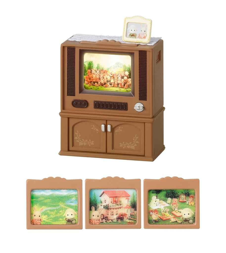 Sylvanian Families Furniture Living TV Car-516