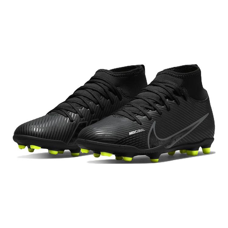 New Nike Mercurial Superfly 9 JR Assassin 15 Club FG/MG Anti Slip Wear Resistant Mid Top Kids' Soccer Shoes Black Kids' DJ5959-001
