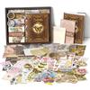 Cross-Border Artistic Butterfly Journal Gift Box with Girly Retro Heart Collage Design
