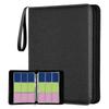 9 Pocket Trading Card Binder, Holds 1080 Cards , Zipper PU Card Folder Holder for MTG, TCG, Baseball, Sports Cards