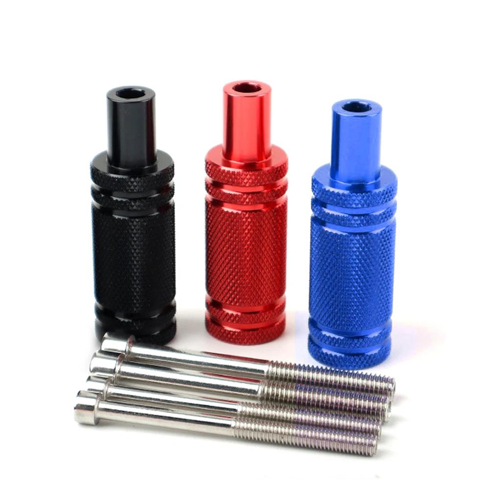 1Pc Motorcycle Mudguard Spotlight Bracket LED Headlight Fog Light Support Base M8/M6 External Modification Aluminum Alloy Brackt