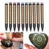 Fine Metallic Markers Paints Pens Art Permanent Writing Markers for Photo Album Gift Card DIY Craft Kids Stationery 10 Colors